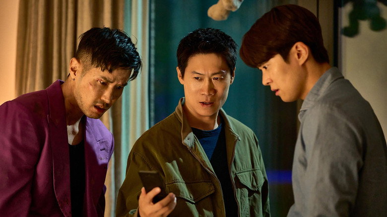 남편들 스틸컷 — 전남편과 현남편의 코믹 공조 작전